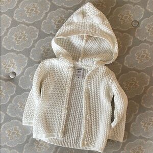 Carter's Cream Knit Baby Hoodie